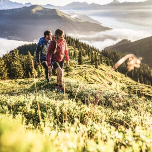 Couple Hiking in Kaprun and Zell am See