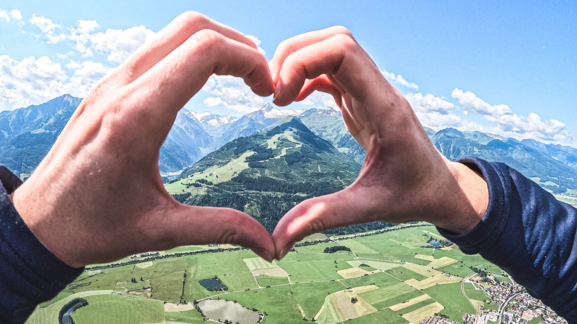 Zell am See aus Sicht eines Paragleitpiloten
