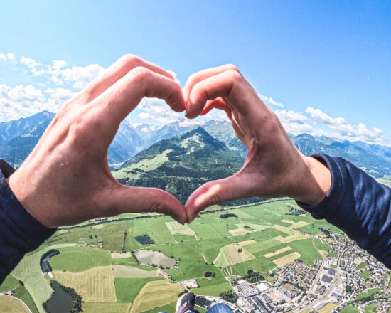 Zell am See aus Sicht eines Paragleitpiloten