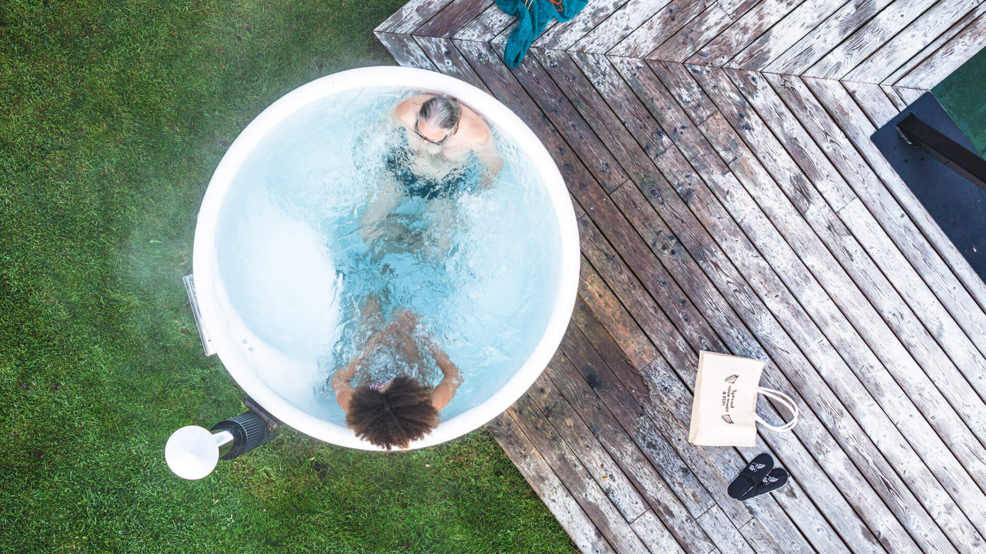 Hot Tube von oben